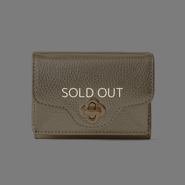 ◆CORRECT限定◆HASHIBAMI【Ha-2502-201 ひねり金具 ミニウォレット】ゴールド