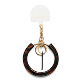 HASHIBAMI【Ha-2509-506 ウィンドベル ベッコウ ハンドストラップ】アンバー