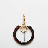 HASHIBAMI【Ha-2509-506 ウィンドベル ベッコウ ハンドストラップ】アンバー