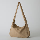 murir【MUR25004 ナイロンビッグショルダーバッグ】ベージュ