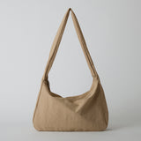 murir【MUR25004 ナイロンビッグショルダーバッグ】ベージュ