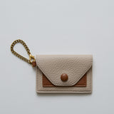 murir【MUR25005 パスケース付き パイピングミニショルダートート】ベージュ