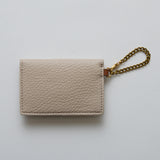 murir【MUR25005 パスケース付き パイピングミニショルダートート】ベージュ