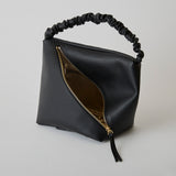 HASHIBAMI【Ha-2509-602 クシュクシュ ワンショルダー】ブラック