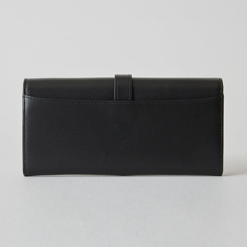 《予約商品》HASHIBAMI【Ha-2509-605 フラワーバックル ロングウォレット】ブラック