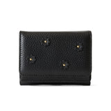 《予約商品》HASHIBAMI 【Ha-2509-606 スモールフラワー ミニウォレット】ブラック