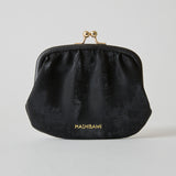 HASHIBAMI 【Ha-2509-608 親子口金 くるみウォレット】ブラック