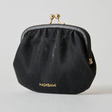 HASHIBAMI 【Ha-2509-608 親子口金 くるみウォレット】ブラック