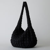 murir【MUR25002 ナイロンキルティング ビッグショルダー】ブラック