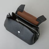 murir【MUR25006 フェミニンフラップ2WAYバッグ】ブラウン