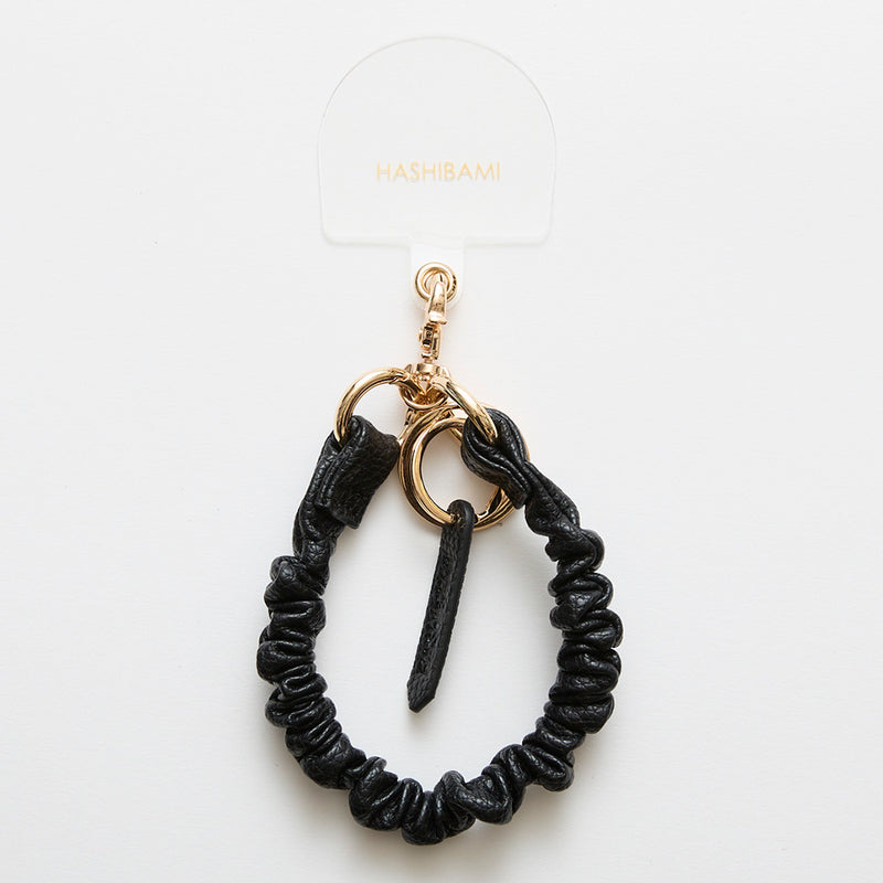 HASHIBAMI【Ha-2509-609 クシュクシュ レザー ハンドストラップ