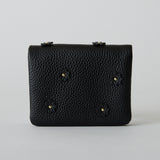 《予約商品》HASHIBAMI 【Ha-2511-105 スモールフラワー カード&コインケース】ブラック