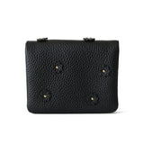 HASHIBAMI 【Ha-2511-105 スモールフラワー カード&コインケース】ブラック