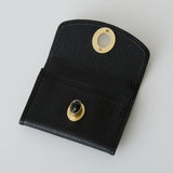 《予約商品》HASHIBAMI 【Ha-2511-104 天然石 カードケース】ブラック