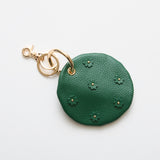 HASHIBAMI 【Ha-2509-615 スモールフラワー キーケース】ボトルグリーン