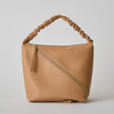 HASHIBAMI【Ha-2509-602 クシュクシュ ワンショルダー】 ブラウン