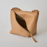 HASHIBAMI【Ha-2509-602 クシュクシュ ワンショルダー】 ブラウン