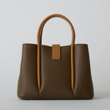 murir【MUR25005 パスケース付き パイピングミニショルダートート】ブラウン