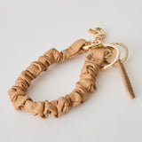 HASHIBAMI【Ha-2509-609 クシュクシュ レザー ハンドストラップ】ブラウン