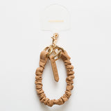 HASHIBAMI【Ha-2509-609 クシュクシュ レザー ハンドストラップ】ブラウン