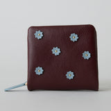 HASHIBAMI【Ha-2407-502 スモールフラワー ハーフウォレット】チェリー