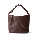 HASHIBAMI【Ha-2509-602 クシュクシュ ワンショルダー】 ダークブラウン