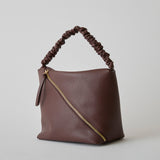 HASHIBAMI【Ha-2509-602 クシュクシュ ワンショルダー】 ダークブラウン