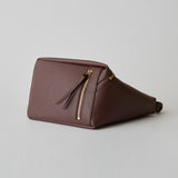 HASHIBAMI【Ha-2509-602 クシュクシュ ワンショルダー】 ダークブラウン