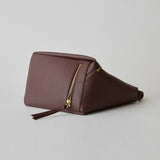 HASHIBAMI【Ha-2509-602 クシュクシュ ワンショルダー】 ダークブラウン