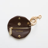 HASHIBAMI 【Ha-2509-615 スモールフラワー キーケース】ダークブラウン