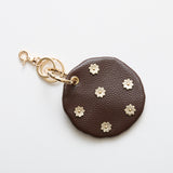 HASHIBAMI 【Ha-2509-615 スモールフラワー キーケース】ダークブラウン