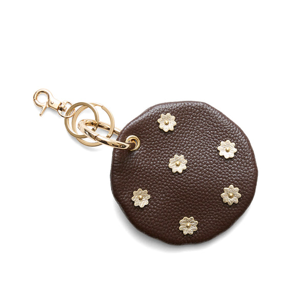 HASHIBAMI 【Ha-2509-615 スモールフラワー キーケース】ダーク