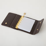 ◆CORRECT限定◆HASHIBAMI 【Ha-2602-221 スモールフラワー シール帳】ダークブラウン