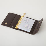 ◆CORRECT限定◆HASHIBAMI 【Ha-2602-221 スモールフラワー シール帳】ダークブラウン