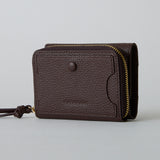 HASHIBAMI 【Ha-2204-809 サンドグラス ミニウォレット】ダークブラウン
