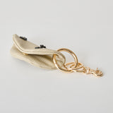 HASHIBAMI 【Ha-2509-615 スモールフラワー キーケース】エクリュ