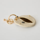 HASHIBAMI 【Ha-2509-615 スモールフラワー キーケース】エクリュ