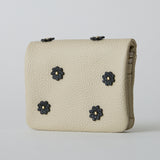 《予約商品》HASHIBAMI 【Ha-2511-105 スモールフラワー カード&コインケース】エクリュ