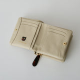 HASHIBAMII×N+Ecology 【Ha-2511-124 猫ハーフウォレット】エクリュ