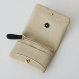 《予約商品》HASHIBAMI 【Ha-2511-105 スモールフラワー カード&コインケース】エクリュ