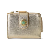 HASHIBAMI【Ha-2511-103 天然石二つ折りウォレット】ゴールド