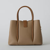 murir【MUR25005 パスケース付き パイピングミニショルダートート】グレーベージュ