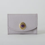 《予約商品》HASHIBAMI 【Ha-2511-104 天然石 カードケース】ライトラベンダー