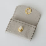 ◆CORRECT限定◆HASHIBAMI 【Ha-2511-104 天然石 カードケース】ライトグレー