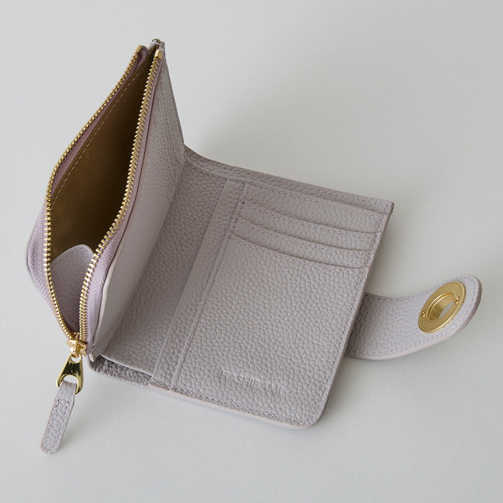 HASHIBAMI【Ha-2511-103 天然石二つ折りウォレット】ライトラベンダー