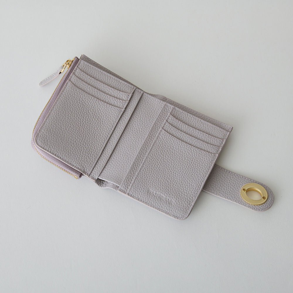 HASHIBAMI【Ha-2511-103 天然石二つ折りウォレット】ライトラベンダー