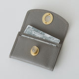 《予約商品》HASHIBAMI 【Ha-2511-104 天然石 カードケース】ミッドグレー