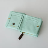 HASHIBAMI【Ha-2407-502 スモールフラワー ハーフウォレット】ミント