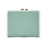 HASHIBAMI【Ha-2504-092 エイチビー ガマグチ コンビ ハーフ ウォレット】オパールグリーン