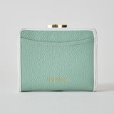 HASHIBAMI【Ha-2504-092 エイチビー ガマグチ コンビ ハーフ ウォレット】オパールグリーン